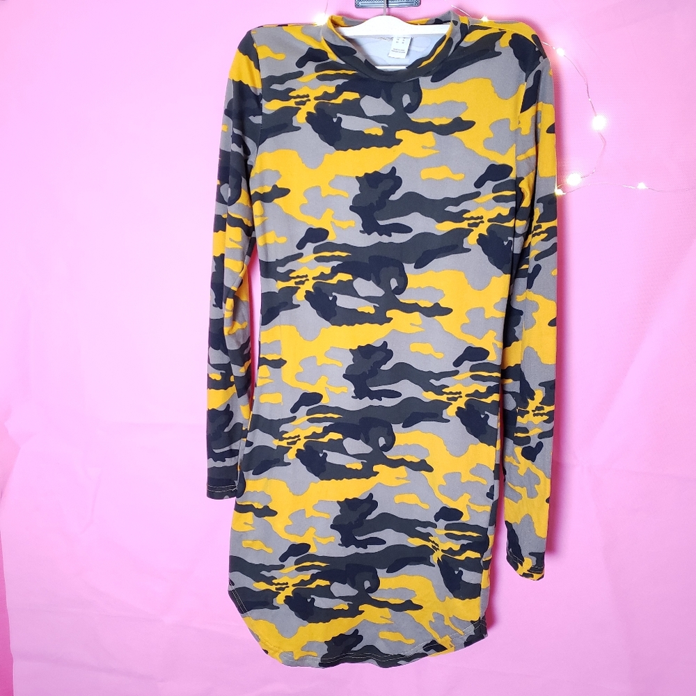 Revamp dress, dress, camouflage dress,